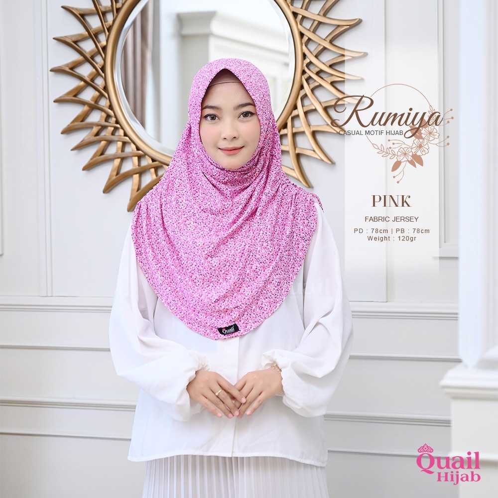 Hijab Instan Quail Bergo Rumiya Quail Hijab