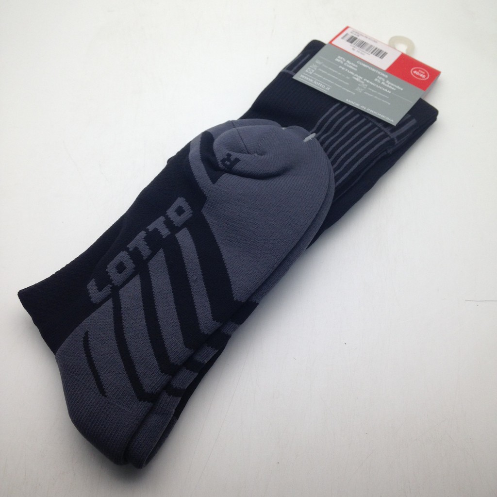 Kaos kaki Futsal/Bola Lotto Energia Fb Socks Black L08010004 Original BNIB