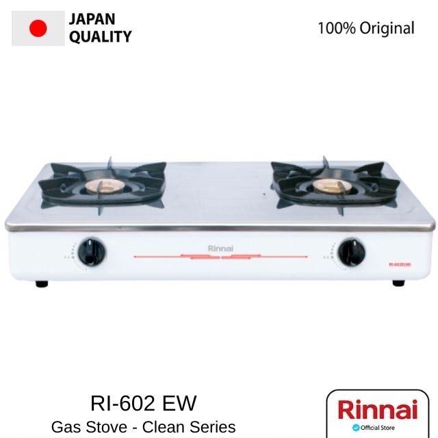 Rinnai Kompor Gas 2 Tungku - RI602EW