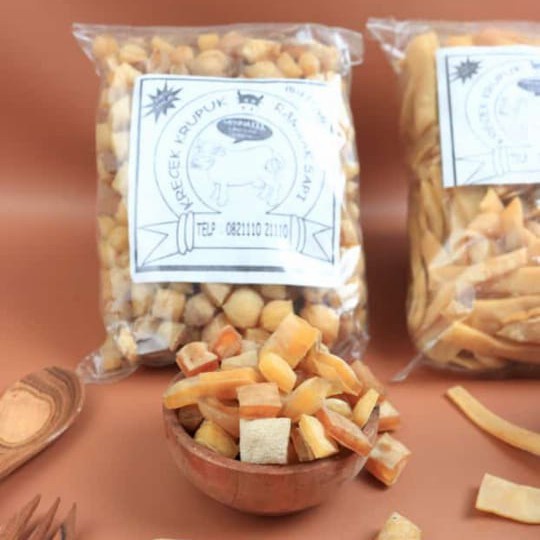 

✨COD✨ KERUPUK / RAMBAK / KRECEK SAPI MENTAH - KOTAK