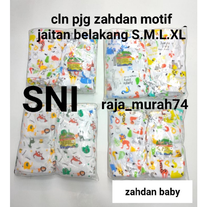 lusinan celana panjang zahdan motif SNI s.m.l.xL