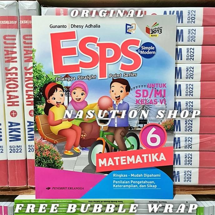 

Buku ESPS Matematika kelas 6 SD Erlangga Star Seller Termurah