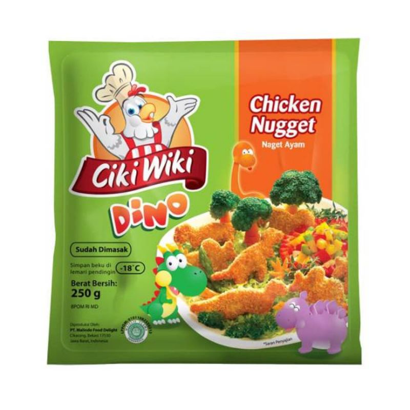 

Ciki Wiki Chicken Nugget Dino 250gr