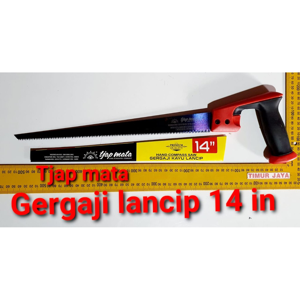 TJAP MATA  gergaji kayu lancip 14 inch 35 cm gergaji dahan camel