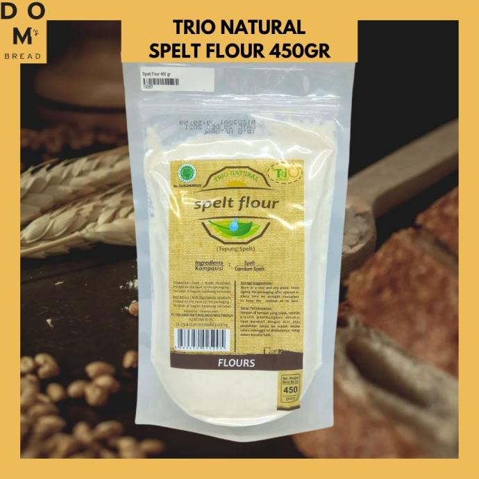 

[COD] Tepung Spelt Trio Natural (Spelt Flour) 450 GR [COD]