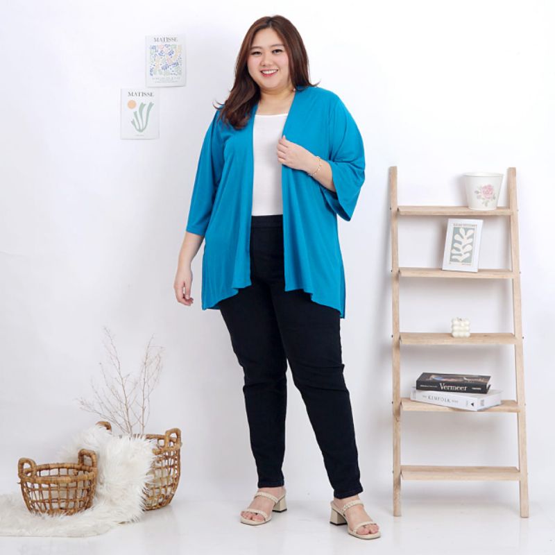 (LD 130-150cm) CARDIGAN JUMBO KARDIGAN BIGSIZE OUTERWEAR CARDIGAN BIGSIZE