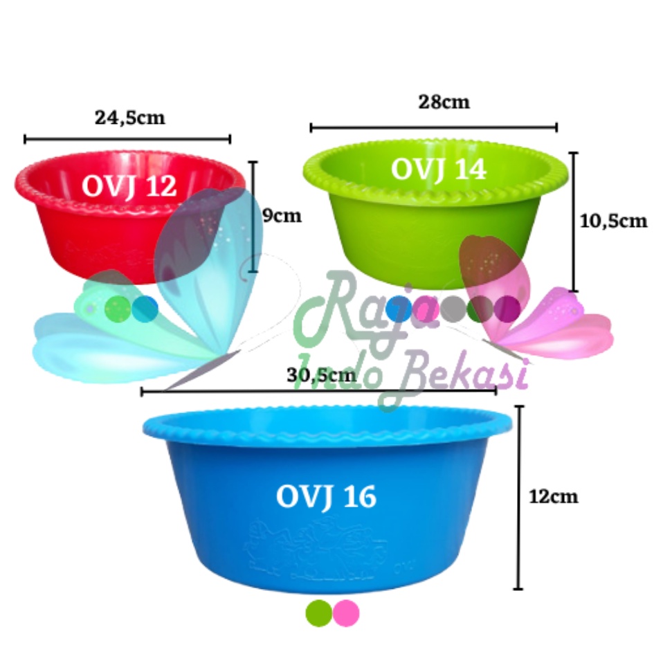 Tebal Baskom 25,5cm 28cm 30,5cm Waskom Baskom Plastik Besek Hajatan Berkatan Waskom Enamel Tutup Stenlis Baskom Waskom Serbaguna Murah