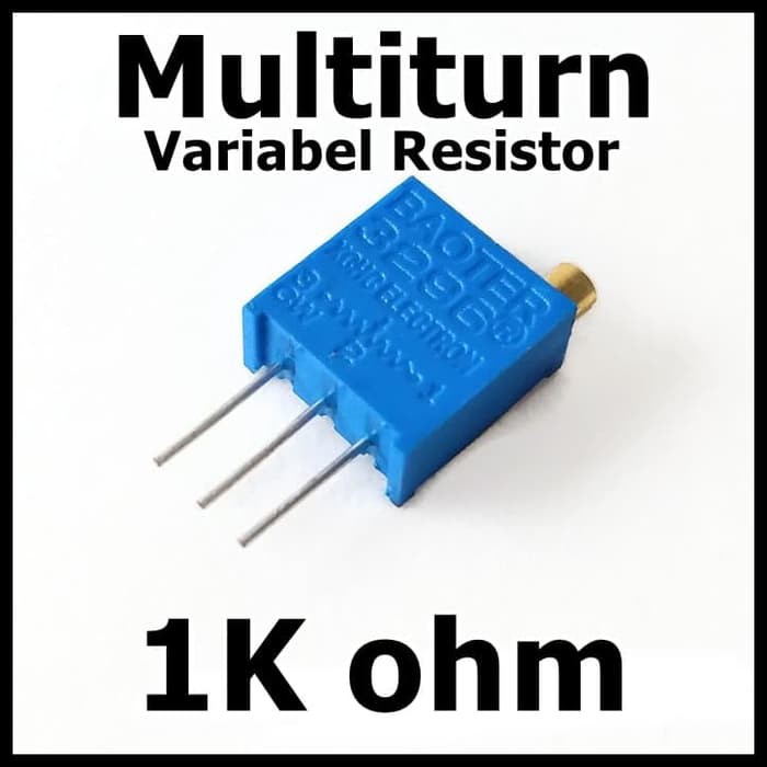 Multiturn Variabel Resistor 1K ohm 1000 ohm