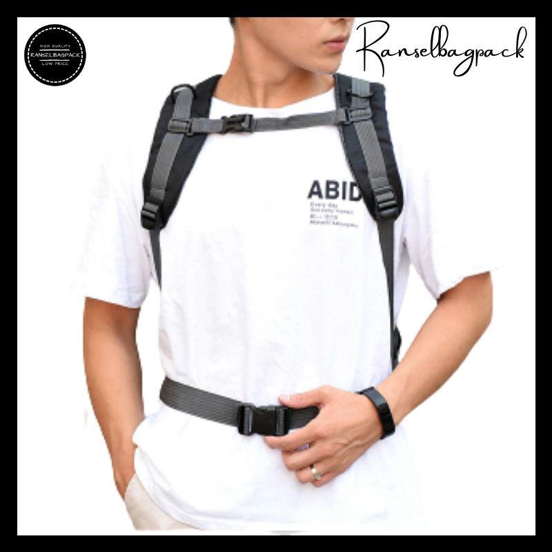 Tas Ransel Backpack 40L Punggung Pria Wanita Cewek Cowok Travel Camping Kerja Hiking Gunung Mudik