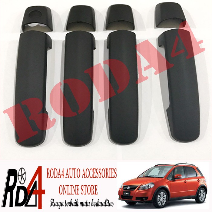 Cover Handle - Gagang Pintu Samping SX4 Hitam Dop - Black Doff