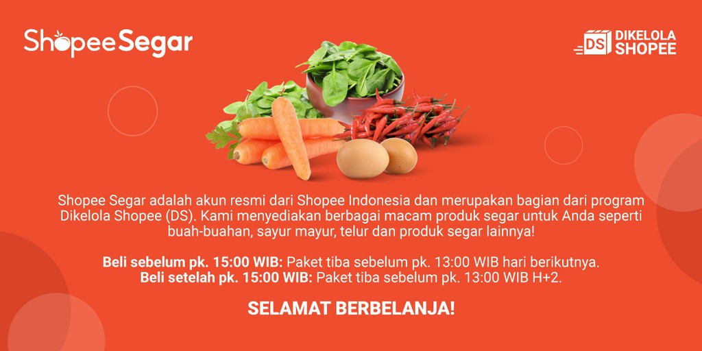 Shopee Segar juga jadi solusi berbelanja kebutuhan pokok