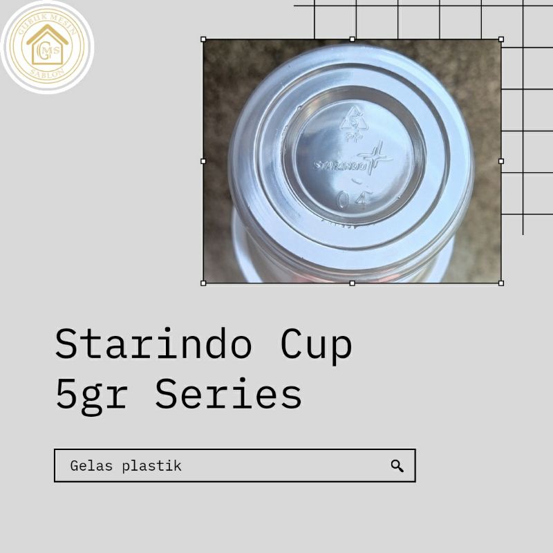 Gelas Plastik Starindo 5.5gr