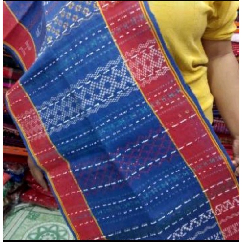 Hande-hande Tarutung Selendang wanita Adat Batak-Biru-merah