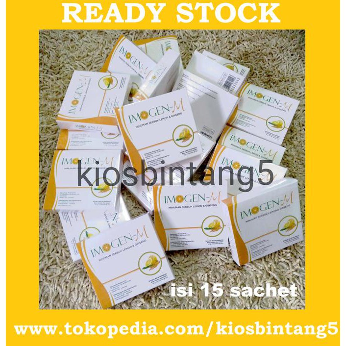 Bisa COD IMOGEN M isi 15 sachet LEMON & GINSENG KOREA ORIGINAL | UTK STAMINA HARGA TERBAIK