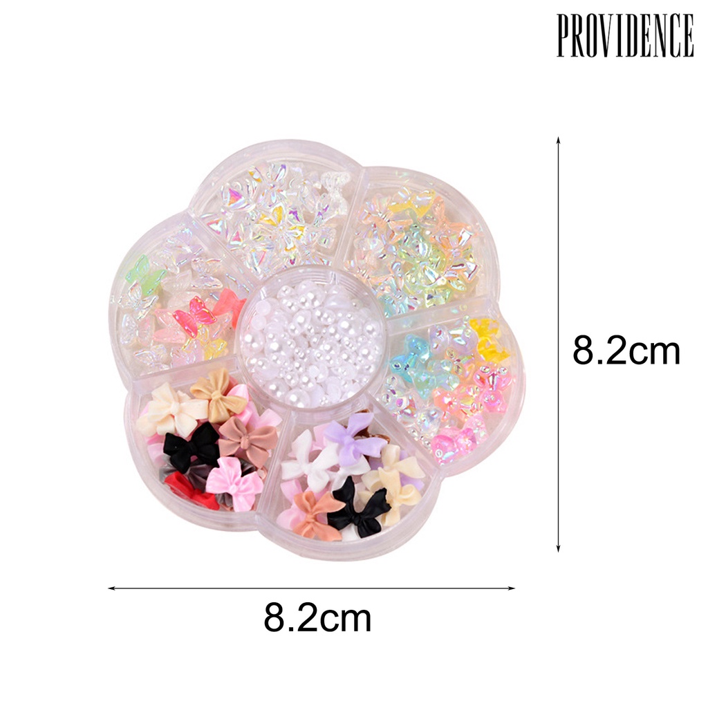 Providence 1 Box Nail Decals Cute 3D Effect Resin Nails Aurora Rhinestone Tools DIY Supplies