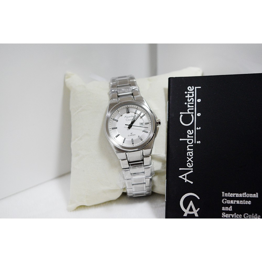 Jam Tangan Wanita Alexandre Christie 8506 AC8506 AC 8506 Silver Original Garansi Resmi