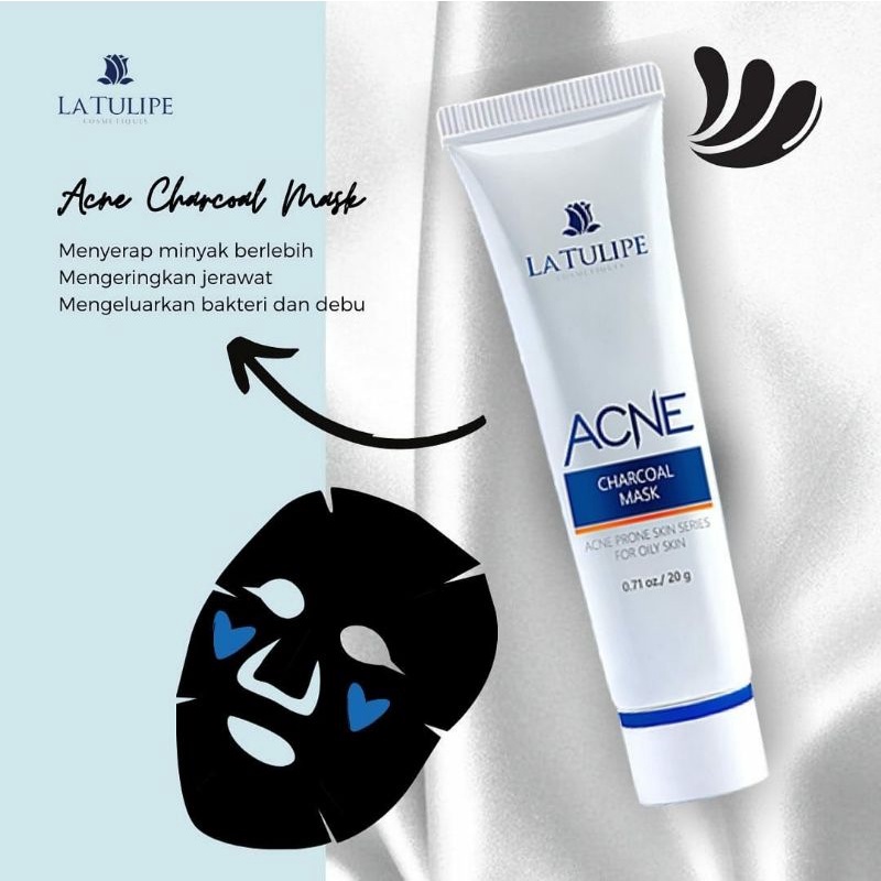 La Tulipe Acne Charcoal Mask / Latulipe Masker Wajah For Oily Skin