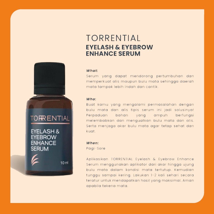 Torrential Serum Penumbuh Bulu Mata dan Alis