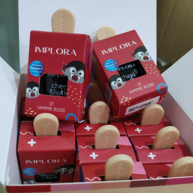 IMPLORA, liptint implora/liptint eskrim NO.01 VAMPIRE BLOOD