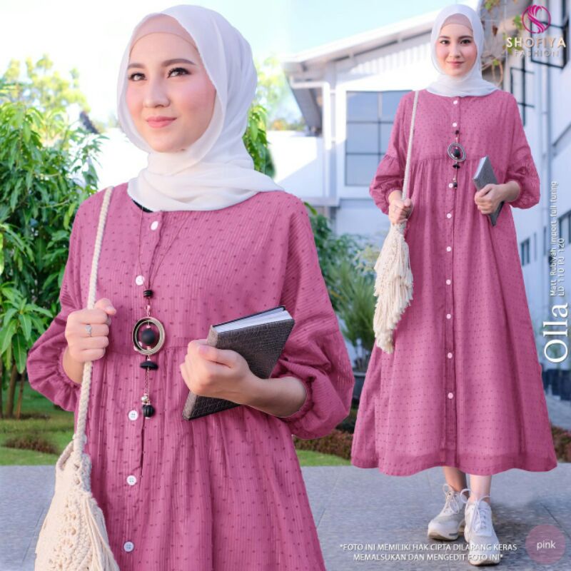 OLLA Midi Dress Ori by Shofiya❤