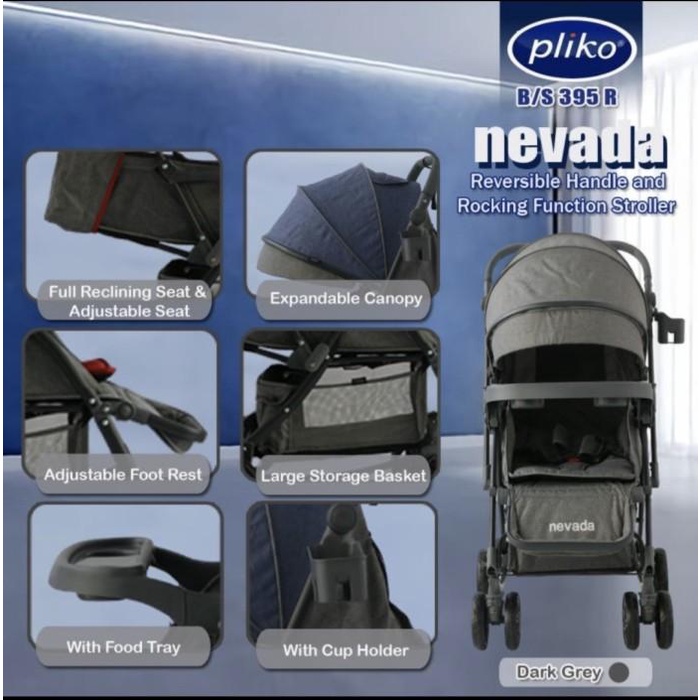 Stroller pliko nevada 395 / kereta bayi pliko nevada 395