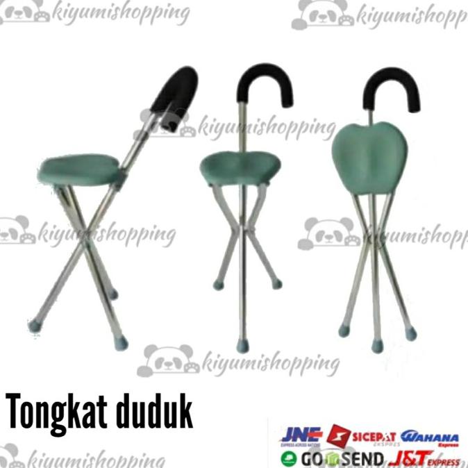 kios.phoebe - Tongkat Duduk merk Avico - kursi tongkat lipat - Kursi sholat Lansia - sella