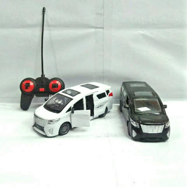 mainan  mobil remot alphard pintu otomatis geser