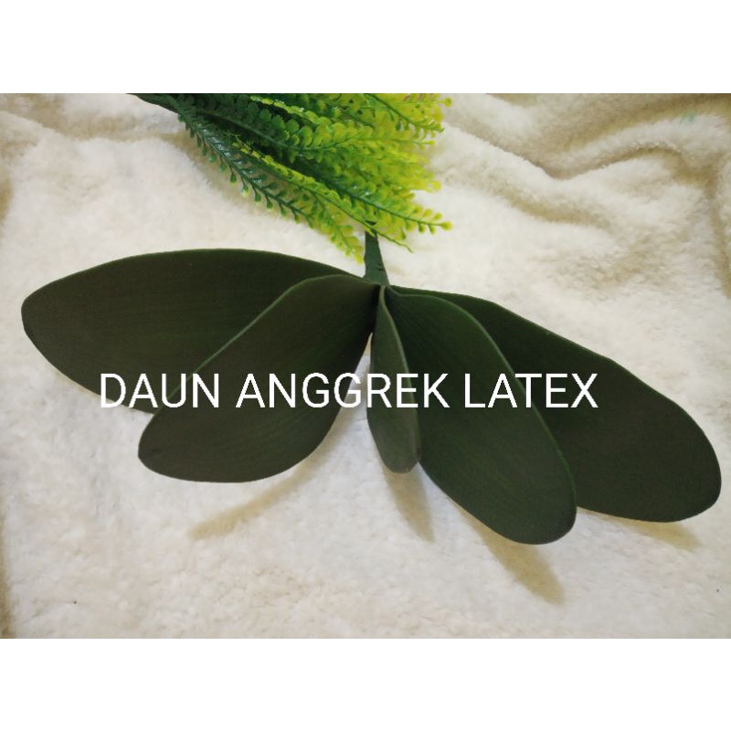 Daun Anggrek Latex/daun anggrek bagus/kain stoking bahan bunga stocking murah Tebal/kain setoking.