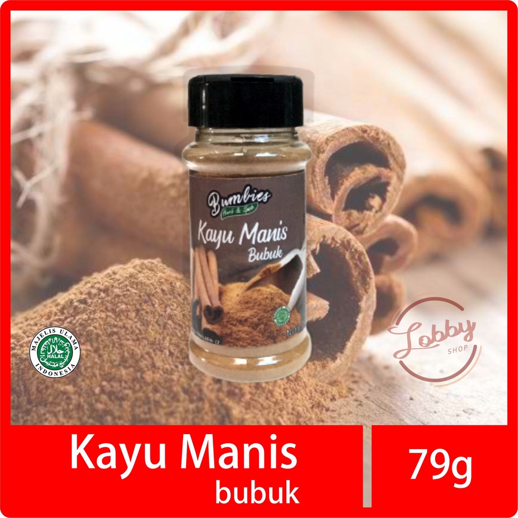 

Kayu Manis Bubuk 79gram Bumbies Product | Ground Cinnamon | Rempah Rempah | Bumbu Instan