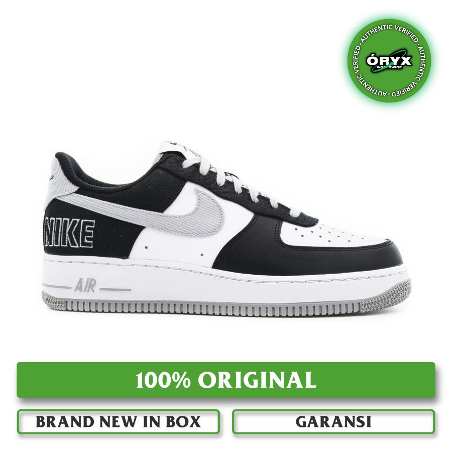 Nike Air Force 1 '07 LV8 EMB Raiders Black / Flat Silver / White (CT2301-001) 100% ORIGINAL