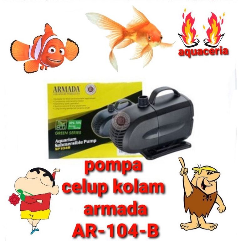 armada 104 B pompa celup air aquarium kolam hidrofonik