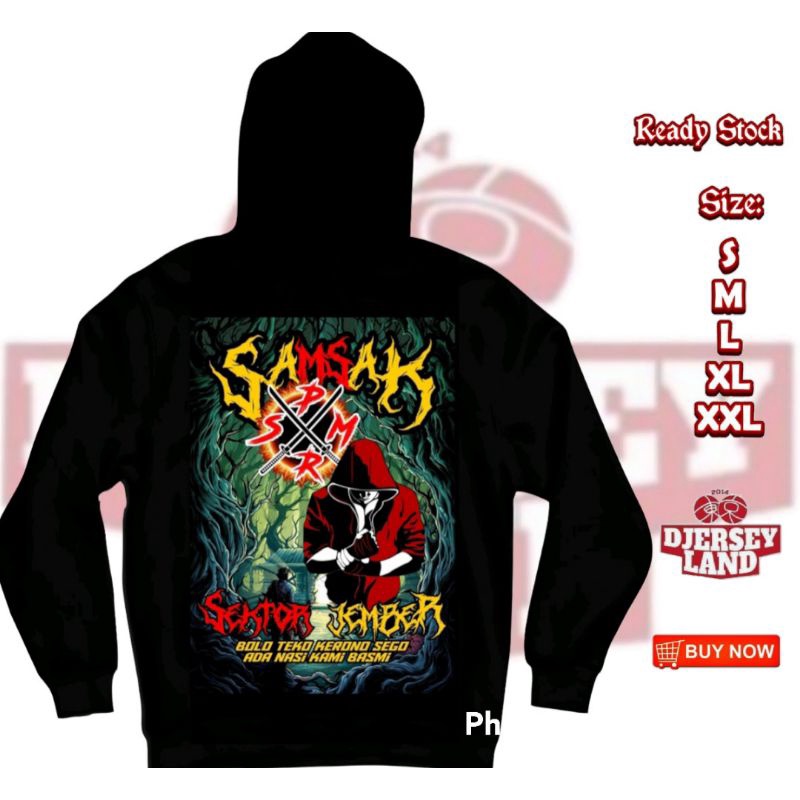 HOODIE JUMPER COTTON FLEECE SAMSAK MEGICOM SAKTI