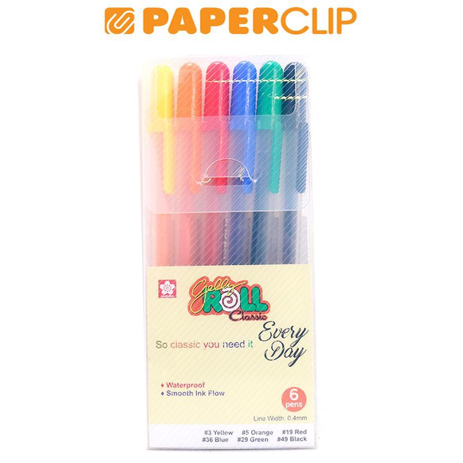 

BALLPOINT SAKURA GELLY ROLL CLASSIC SET 6 XPGB-6