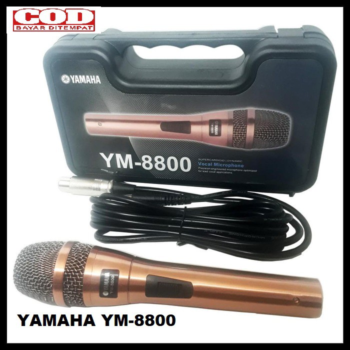 Yamaha microphone legendary Vocal YM-8800 suara suara mantap