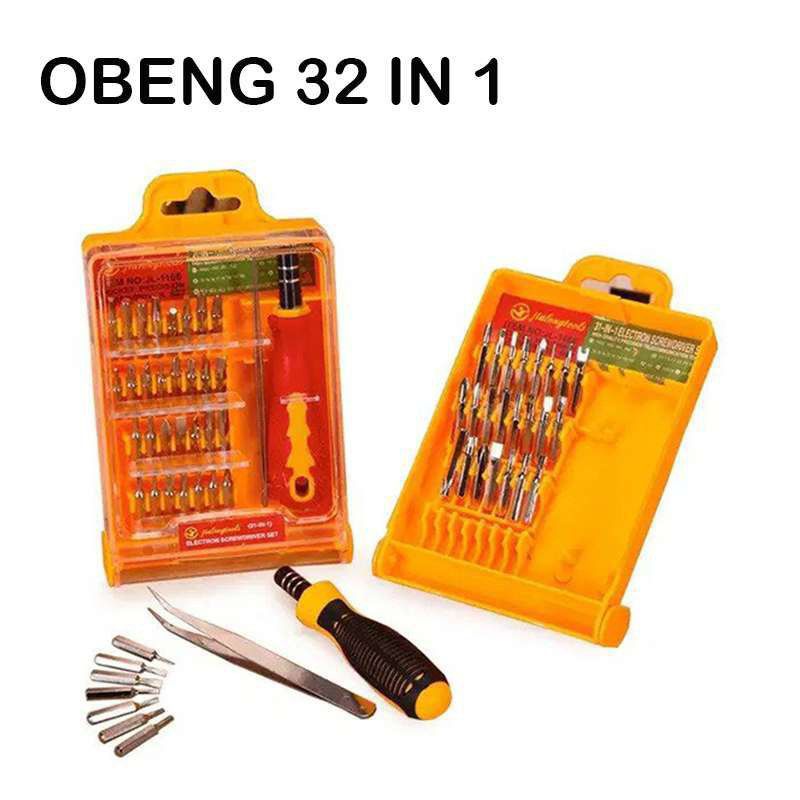 Obeng set lengkap 32 jenis