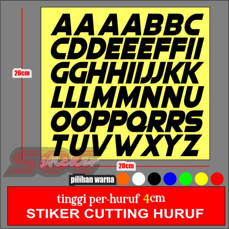 

Stiker Huruf Alfabet Stiker Abjad bahan Nyala