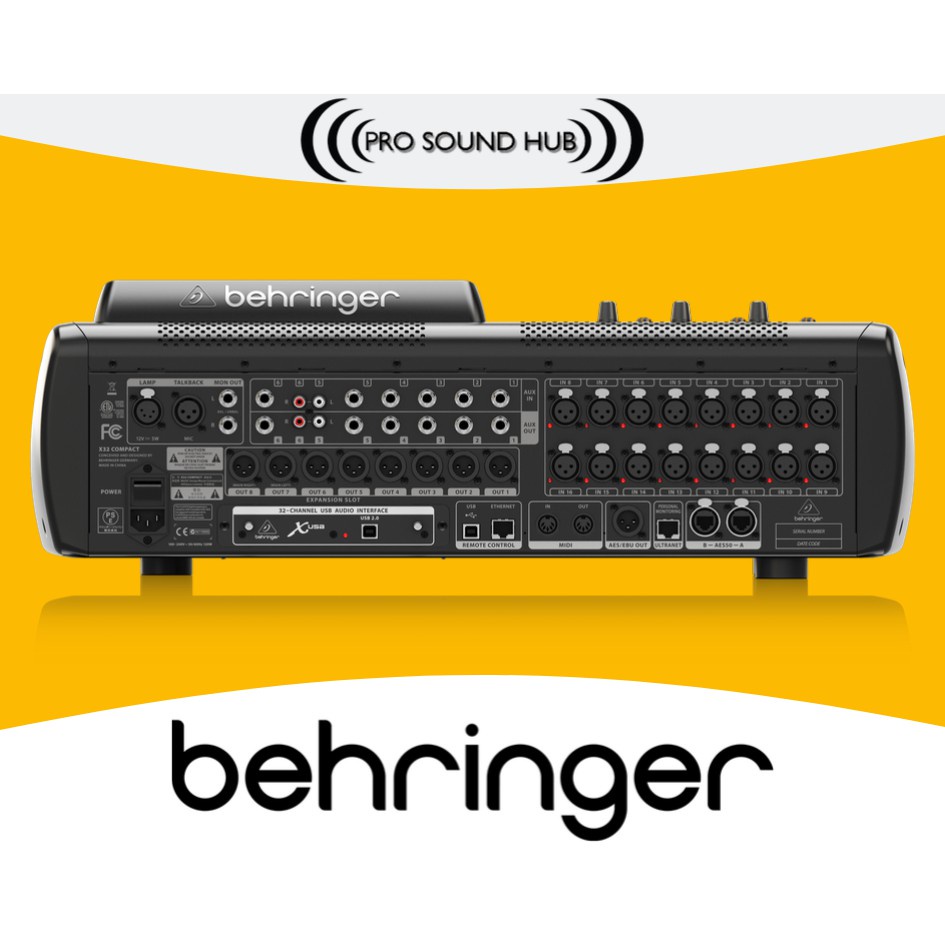 PROMO HARGA MURAH    Behringer X32 Compact X-32 X 32 Audio Mixer Digital Mixing Preamp Midas 17