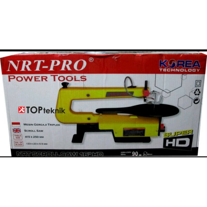 scroll saw/mesin gergaji triplek NRT pro 16"