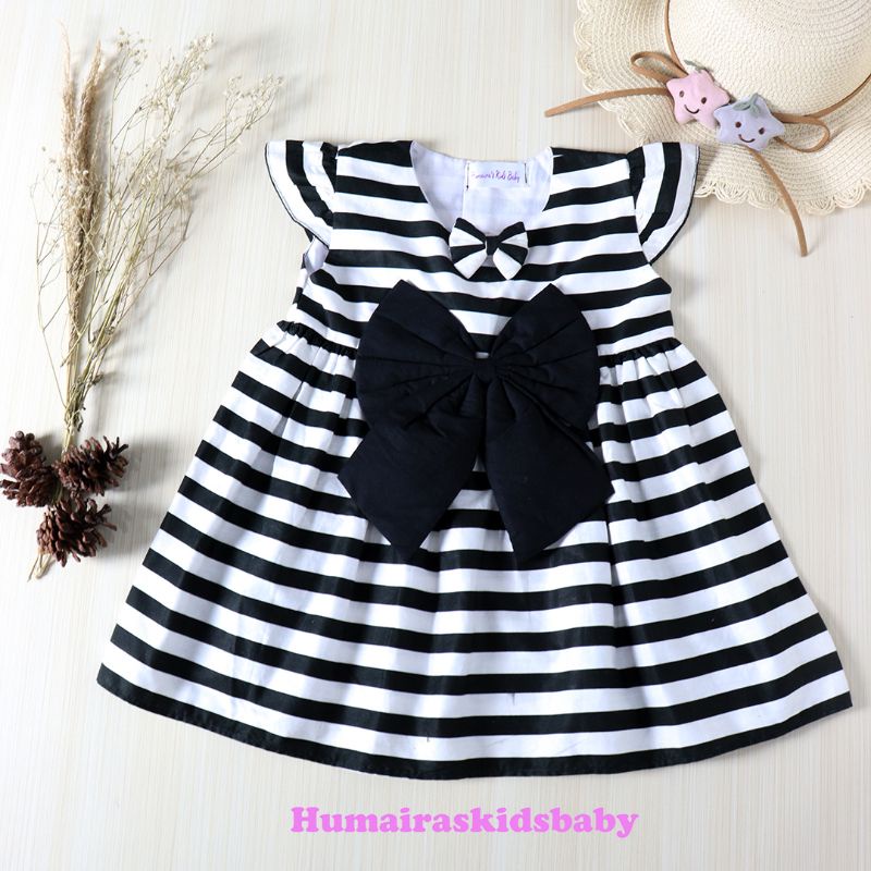 humairaskidsbaby BIG BOW dress anak setelan big bow pita baju bayi lilac baby newborn