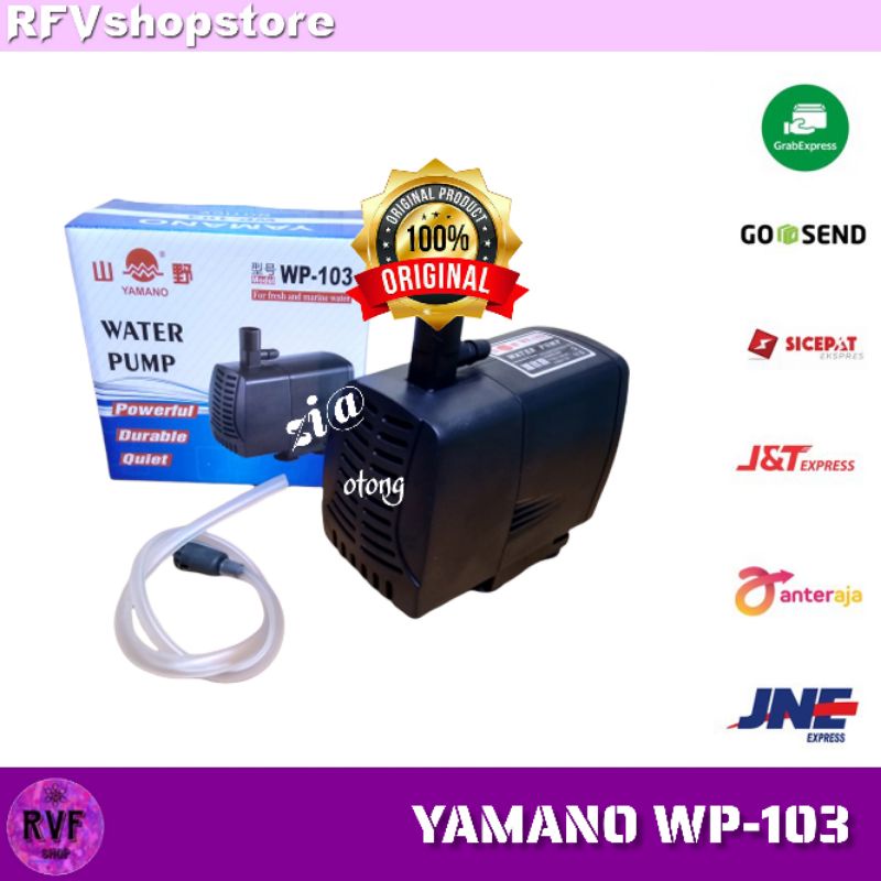 YAMANO WP 103 WP-103 Pompa Air Celup Pompa Kolam Aquarium Aquascape mesin wp103 ikan
