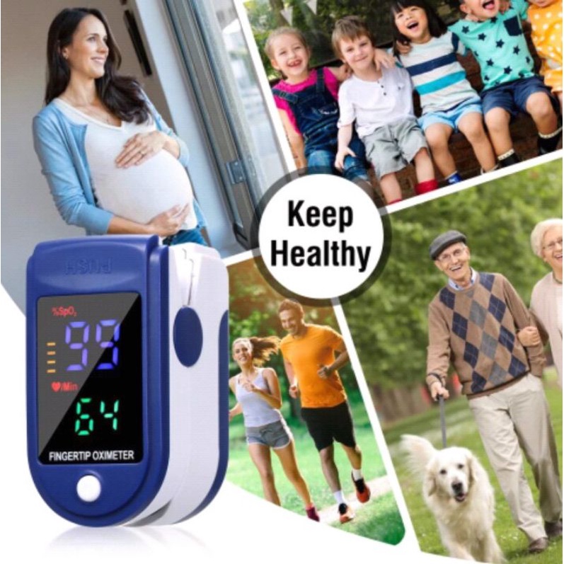 FINGERTIP PULSE OXYMETER FINGERTIP OXIMETER SPO2 LED FULL COLOUR LK-87 LK-88