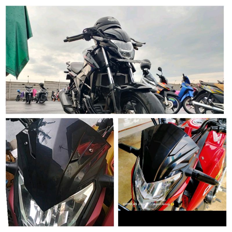Visor CB150R New MODEL COSTUM/Visor Murah CB150R/Visor New CB150R /Aksesoris CB150R New/Windshield