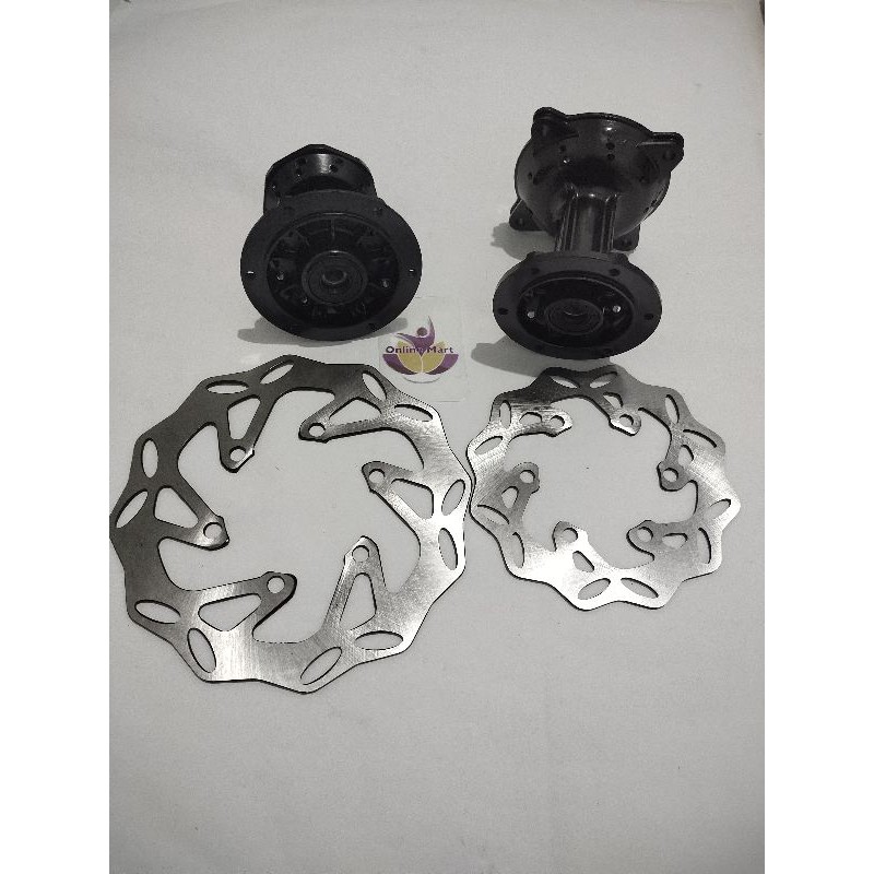 Tromol KLX hole 36 plus piringan depan belakang set klx