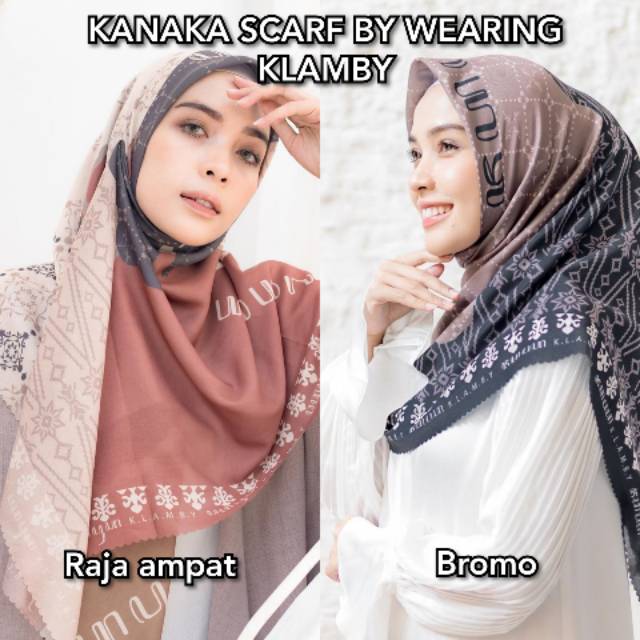 KANAKA SCARF RAJA AMPAT BY WEARING KLAMBY