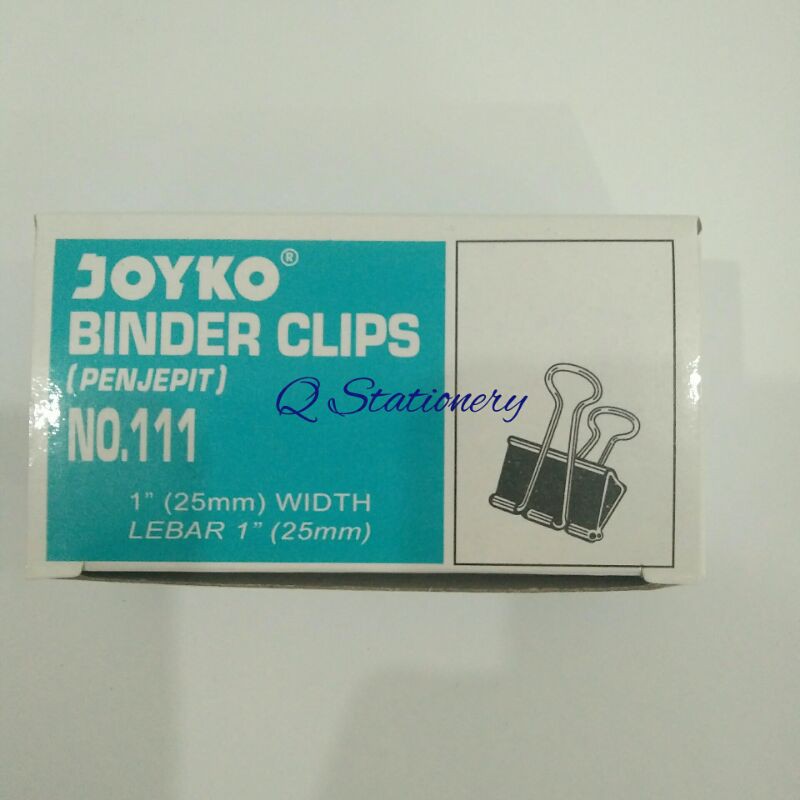 

Binder clip/penjepit kertas no . 111 Joyko