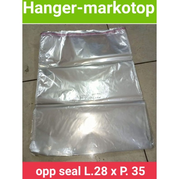 plastik opp seal 28x35 Tebal 1.7 Micron (isi 100 lembar)