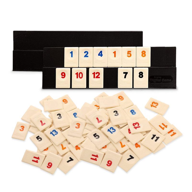 Rummikub Board Game 106pcs Mahjong Israel Digital Board Game TokoBoardGame Family Party Parent Child Education Gift