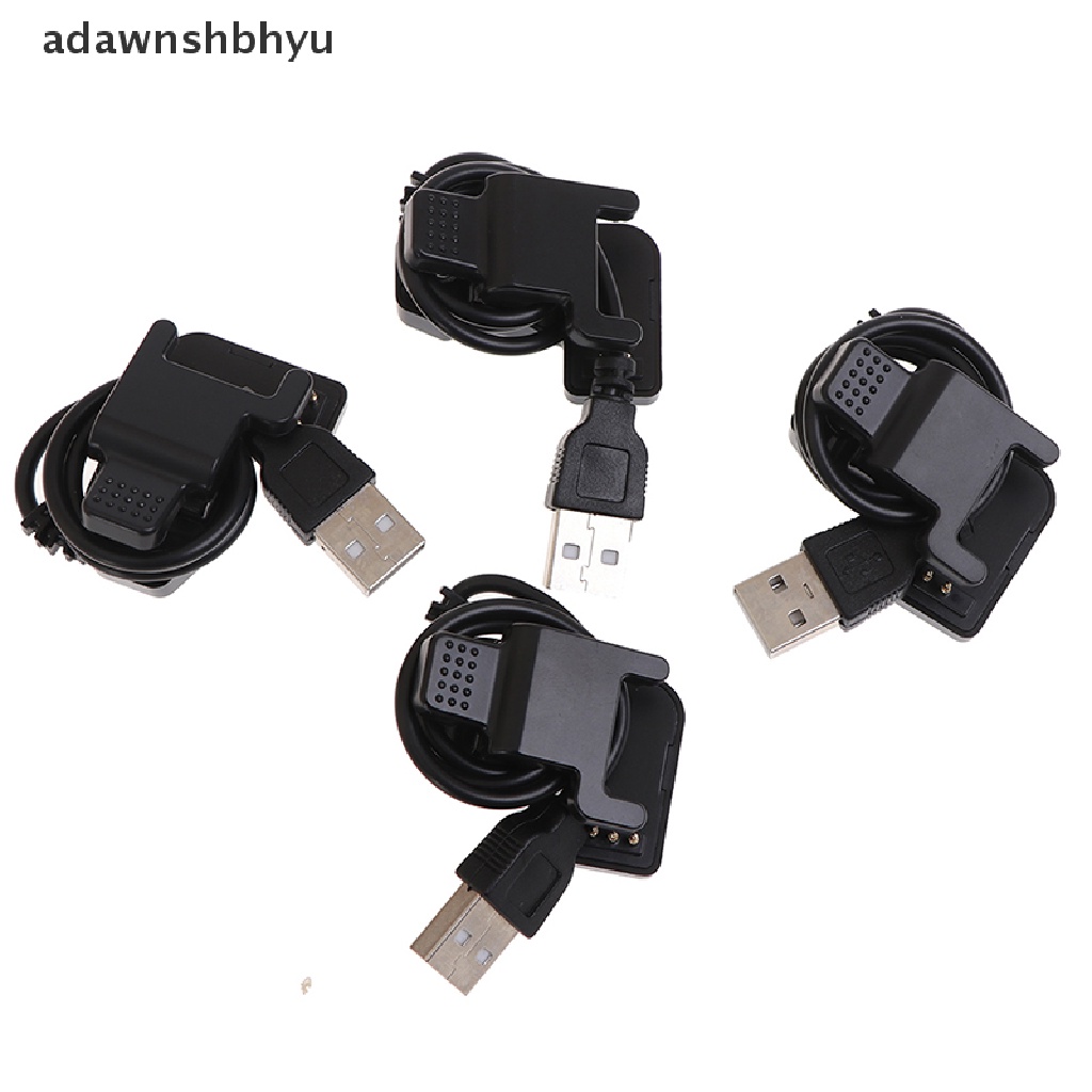 Adawnshbhyu New TW64 68untuk Smart Watch Universal USB Charging Cable Charger Klip Hitam