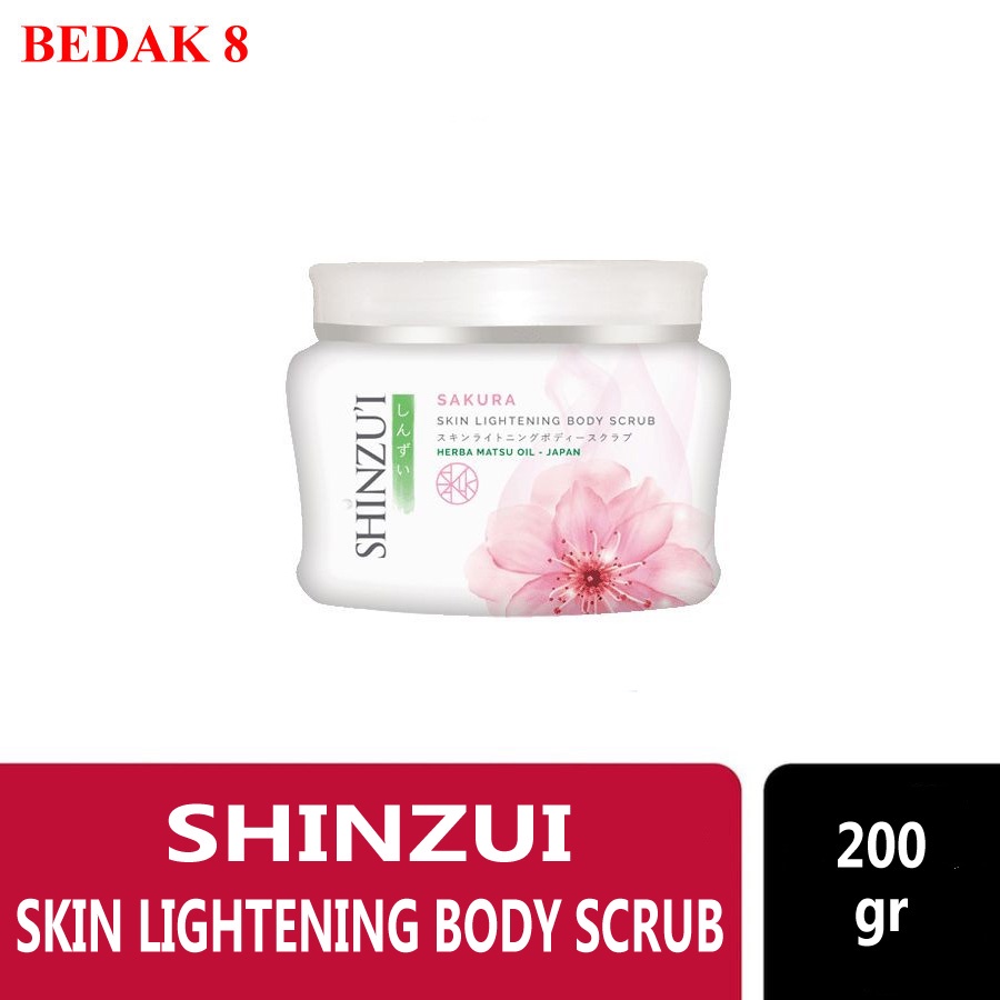 Shinzui Skin Lightening Body Scrub 200 gr/ Lulur Shinzui 200 gr