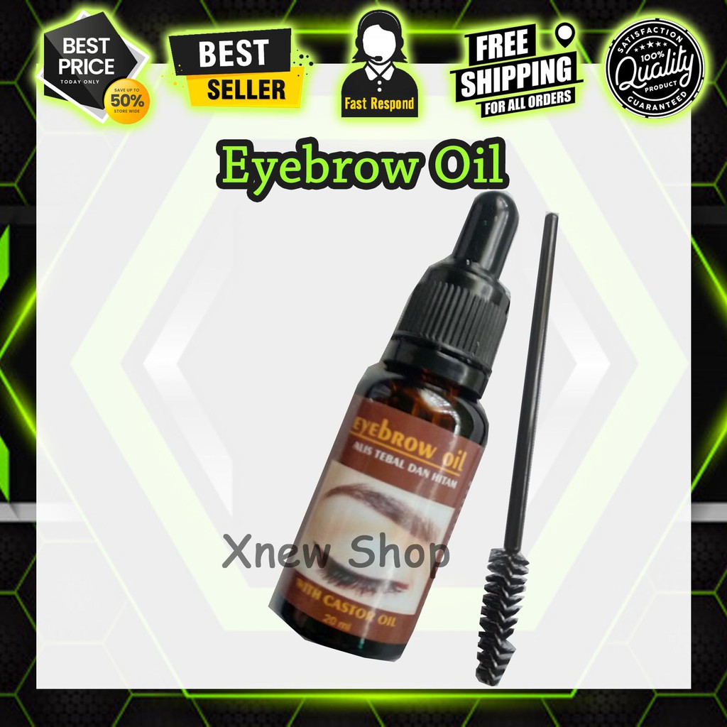 [ Premium ] EYEBROW OIL DIJAMIN 100% Original Penumbuh alis, bulu mata Castor Oil